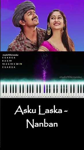 Asku Laska | Nanban | Vijay | Ileana D'Cruz | Harris Jayaraj | Keyboard Cover Notes | Fernandez 1
