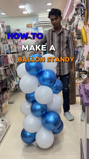 5.2K views · 17 reactions |  Watch creativity come to life as we build a stunning balloon stand decoration✨ From elegant designs to vibrant themes, we bring creativity to life with every balloon arrangement. Visit Balloons Unlimited for unique and beautiful decor creations  #BalloonsUnlimited #BalloonStandDecor #CreativeDecor #BalloonMagic #PartyPerfection #CelebrateWithUs #EventStyling #TrendyReels | Balloons Unlimited | Facebook