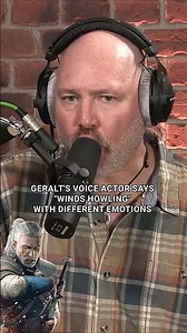Geralt's voice actor Doug Cockle says "Winds howling" with different emotions