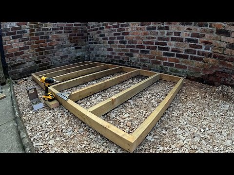 How to build a shed base