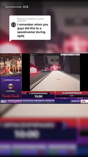 Cluster Truck Speedrunning Highlights from SGDQ