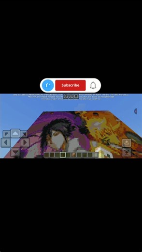 This Naruto Pixel Art Took Me HOUR.. but it was WORTH IT 😱🔥 | #minecraft #gamerfleet #dream