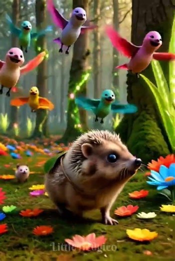 Kindness makes the world bloom... 🌸🌈" #cozystory #kidsstory #kidsvideo #storytime #3danimation