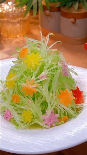 Restaurant-Style Celery Flowers Made at Home 🌸#FoodShorts