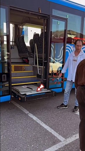 China’s Mind-Blowing Bus Innovation for Disabled People! 😱✨#shots #facts