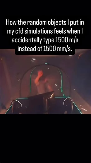 Rkko on Instagram: "I call this the “expensive coloring book” phase of the project. People think I’m doing complex physics, but mostly I’m just staring at a loading screen praying for convergence. Computational Fluid Dynamics is really just the art of turning a perfectly good computer into a space heater while it tries to solve the Navier-Stokes equations. Half the time the mesh is too coarse, the turbulence model is wrong, and the residuals are going up instead of down. But when it finally work