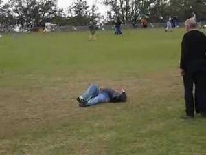 Drunk Guy Falls Down Hill