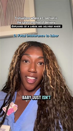 There are situations where a C-section is the safest method of delivery