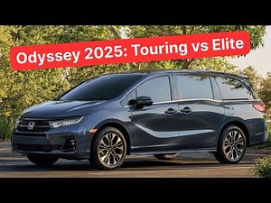 Honda Odyssey Touring vs Elite: Quick Trim Comparison