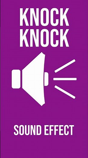 Clean knock knock Sound Effect 👊🚪