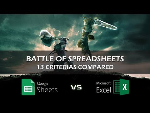 Google Sheets vs. Microsoft Excel | Free Templates
