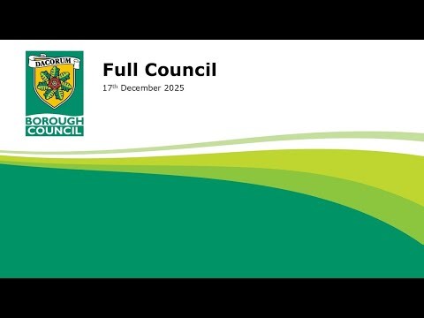 Full Council 17th December 2025