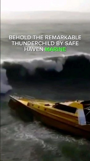 Unsinkable Boat: Thunder Child: Safehaven Marine's Incredible Boat ⛵️ #technology