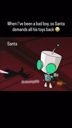 Invader zim GIR daily dancing on Instagram: "#xmas"