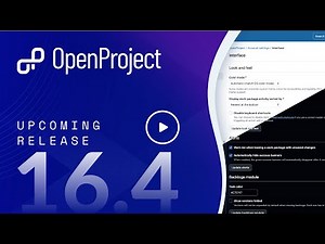 OpenProject 16.4 Release Preview