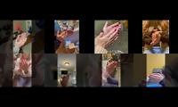 Mix of 8 videos from youtube : Woman Hands Clapping