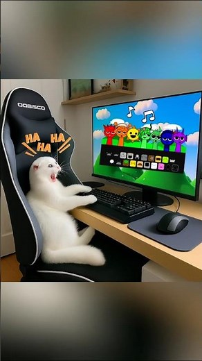 I don't want to do homework! 📚 #cat #funny #cute #animation #sprunki #kitten #homework