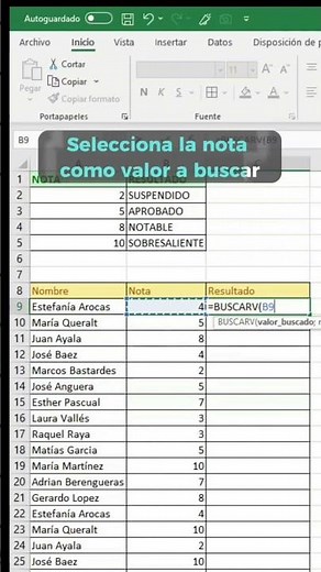 AUTOMATIZAR notas en EXCEL #excel #superexcel #cursoexcel #tutorial