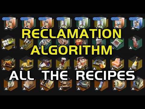 All provisions and constructs recipes | Fire Within the Sand - Reclamation Algorithm | 【Arknights】