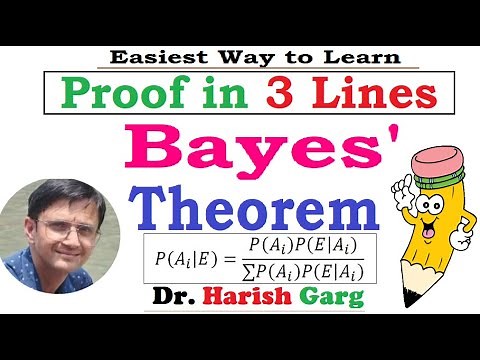 Bayes' Theorem | Concept | Proof In 3 lines