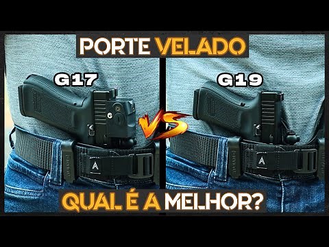 G17 OU G19 | A MELHOR NO PORTE VELADO | COLDRE KYDEX INVICTUS | LADO R