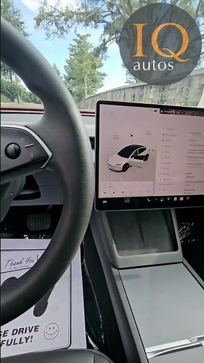 2025 Pearl White Tesla Model 3 Long Range with Full FSD Package Interior Walk Around | @IQautos