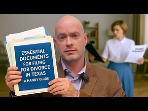 Essential Documents for Filing for Divorce in Texas - A Handy Guide