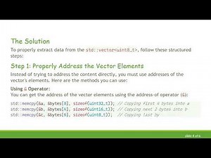 How to cast a byte vector in C+ + into uint32_t, uint16_t, and uint8_t Variables