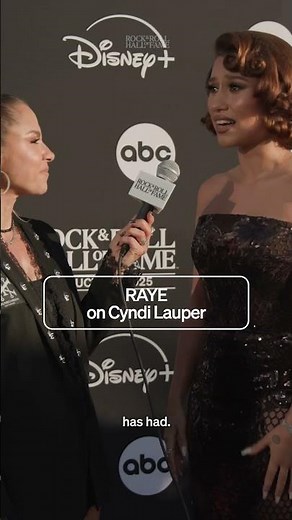 RAYE on Being Part of Cyndi Lauper's Historic Rock Hall Induction