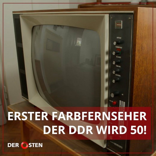 Der erste Farbfernseher in der DDR. Da kommen Erinnerungen hoch.. 😍 | MDR Sachsen-Anhalt