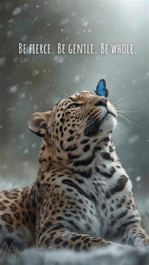 Be Fierce and Gentle 🐆 — The Hidden Psychology of Strength #shorts