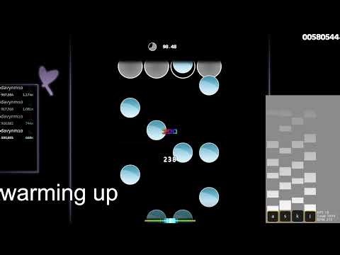 osu mania stream (new keyboard)