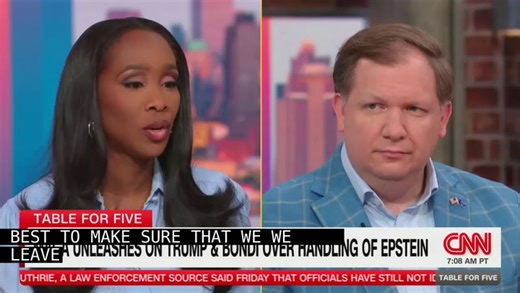 CNN Table for Five - Elie Mystal Loses It on CNN Guest Over Epstein Files: 'I Am NOT Deflecting!'