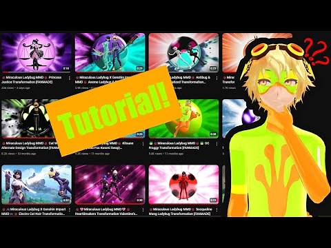 How to make Miraculous Ladybug transformations in MMD [Tutorial]