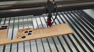 Low Cost 4x8 CO2 Laser Cutting Machine 300W for Sale