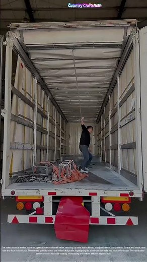 Trucking Transformation: The Art of Unloading an Aluminum Siderail Trailer