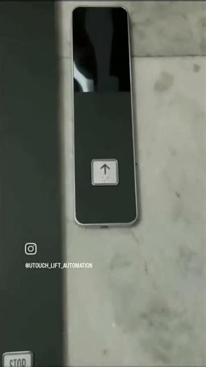 Black mate push button #U-Touch lift automatiom