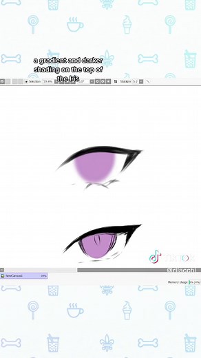 Anime Eye Coloring Tutorial