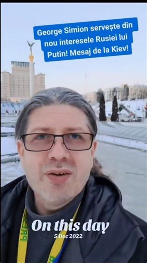 George Simion again serves the interests of Putin's Russia. Clip filmed in Kiev and posted 3 year...
