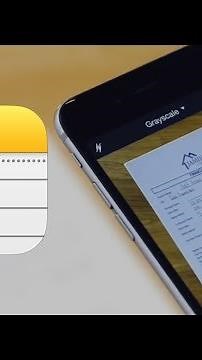 Scan Documents Using Notes App