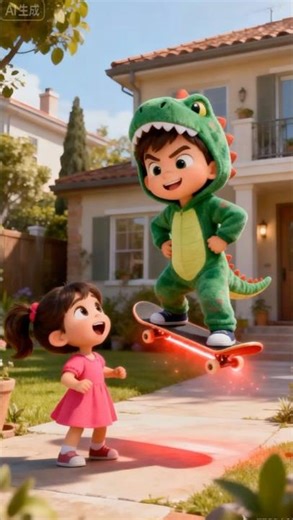 Flying skateboard #cartoon #2dshow #animation