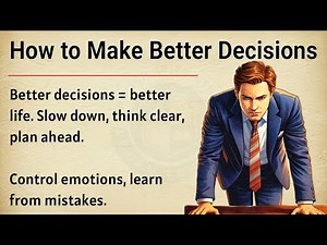How to Make Better Decisions | Motivational Video 🔥 | Graded Reader ✅ | Improve Your English Fluency