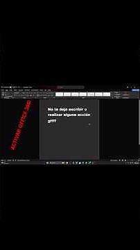 Activar Office 365 NO TE DEJA EDITAR DOCUMENTOS WINDOWS 11! , Solución 2026!