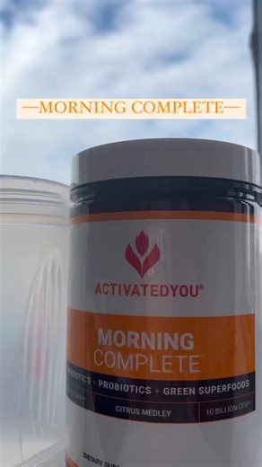 ☀️Morning Complete Citrus Medley🍊 Do you feel the same benefits that @mariaffuentes_26 does? Leave your favorite Morning Complete feeling below! 🍊Shop: https://bit.ly/3w7Q9hS | ActivatedYou