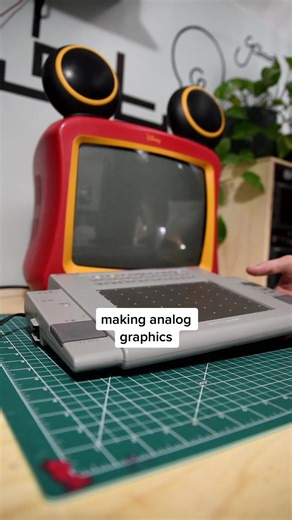 making some analog graphics #crttv #graphicdesign #analogdesign #asmr