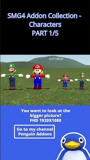 SMG4 Addon Collection - Shorts 1/5 (GMOD Model Showcase)