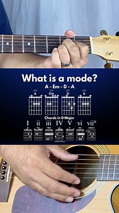 5.9K views · 74 reactions | Join me as we explore modes in a super simple explanation - using the chord progression A - Em - D - A. Perfect for beginners looking to understand the core concept behind modes with the end result of being able to add some color to their playing! #GuitarLessons #BeginnersGuitar #MusicTheory #Modes #ModesExplained | LaPain Music | Facebook
