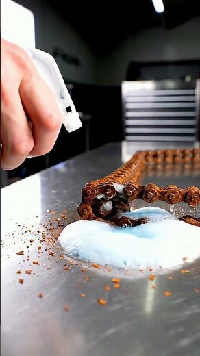 Rusty Bicycle Chain Deep Clean 🔥 | Satisfying Rust Removal