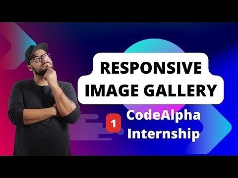 Frontend Development Internship Task 1 | Responsive Image Gallery using HTML, CSS & JavaScript