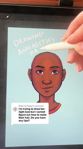 How to Draw Annabeth's Hair Tutorial